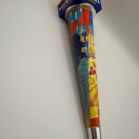 Pyramid Haywire Hefeweizen Beer Tap Handle – 12” Rare Cone Style Draft Pull - Picture 12 of 12